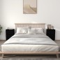 vidaxL Mesitas de noche negras 2 uds 40x35x70 cm vidaxL Mesitas de noche negras 2 uds 40x35x70 cm