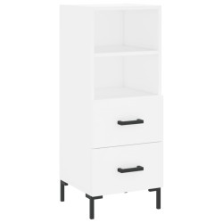 vidaXL Aparador madera de ingeniería blanco 34,5x34x90 cm