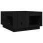 vidaXL Mesa de centro de madera maciza de pino negro 60x61x32,5 cm vidaXL Mesa de centro de madera maciza de pino negro 60x61x32,5 cm