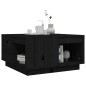 vidaXL Mesa de centro de madera maciza de pino negro 60x61x32,5 cm vidaXL Mesa de centro de madera maciza de pino negro 60x61x32,5 cm