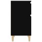 vidaxL Mesitas de noche negras 2 uds 40x35x70 cm vidaxL Mesitas de noche negras 2 uds 40x35x70 cm