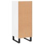 vidaXL Aparador madera de ingeniería blanco 34,5x34x90 cm