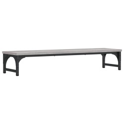 vidaXL Soporte de pantalla madera ingeniería gris Sonoma 85x23x15,5 cm