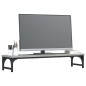 vidaXL Soporte de pantalla madera ingeniería gris Sonoma 85x23x15,5 cm vidaXL Soporte de pantalla madera ingeniería gris Sonoma 85x23x15,5 cm