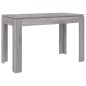 vidaXL Mesa de comedor madera de ingeniería Sonoma gris 120x60x76 cm vidaXL Mesa de comedor madera de ingeniería Sonoma gris 120x60x76 cm