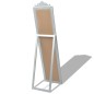 vidaXL Espejo de pie estilo barroco plateado 160x40 cm vidaXL Espejo de pie estilo barroco plateado 160x40 cm