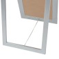 vidaXL Espejo de pie estilo barroco plateado 160x40 cm vidaXL Espejo de pie estilo barroco plateado 160x40 cm