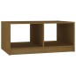 vidaXL Mesa de centro madera maciza pino marrón miel 75x50x33,5 cm vidaXL Mesa de centro madera maciza pino marrón miel 75x50x33,5 cm