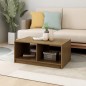 vidaXL Mesa de centro madera maciza pino marrón miel 75x50x33,5 cm vidaXL Mesa de centro madera maciza pino marrón miel 75x50x33,5 cm