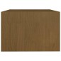 vidaXL Mesa de centro madera maciza pino marrón miel 75x50x33,5 cm vidaXL Mesa de centro madera maciza pino marrón miel 75x50x33,5 cm