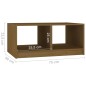 vidaXL Mesa de centro madera maciza pino marrón miel 75x50x33,5 cm vidaXL Mesa de centro madera maciza pino marrón miel 75x50x33,5 cm