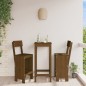 vidaXL Taburetes de cocina 2 uds madera pino marrón 40x48,5x115,5 cm vidaXL Taburetes de cocina 2 uds madera pino marrón 40x48,5x115,5 cm