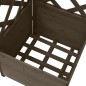 vidaXL Jardinera de enrejado de esquina madera abeto gris 40x40x150 cm vidaXL Jardinera de enrejado de esquina madera abeto gris 40x40x150 cm