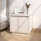 vidaXL Mesitas de noche 2 uds madera maciza de pino blanco 40x30x40 cm vidaXL Mesitas de noche 2 uds madera maciza de pino blanco 40x30x40 cm