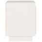 vidaXL Mesitas de noche 2 uds madera maciza de pino blanco 40x30x40 cm vidaXL Mesitas de noche 2 uds madera maciza de pino blanco 40x30x40 cm