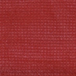 vidaXL Toldo para balcón HDPE rojo 75x400 cm 