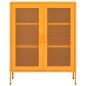vidaXL Armario de almacenamiento acero amarillo mostaza 80x35x101,5 cm vidaXL Armario de almacenamiento acero amarillo mostaza 80x35x101,5 cm