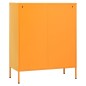 vidaXL Armario de almacenamiento acero amarillo mostaza 80x35x101,5 cm vidaXL Armario de almacenamiento acero amarillo mostaza 80x35x101,5 cm