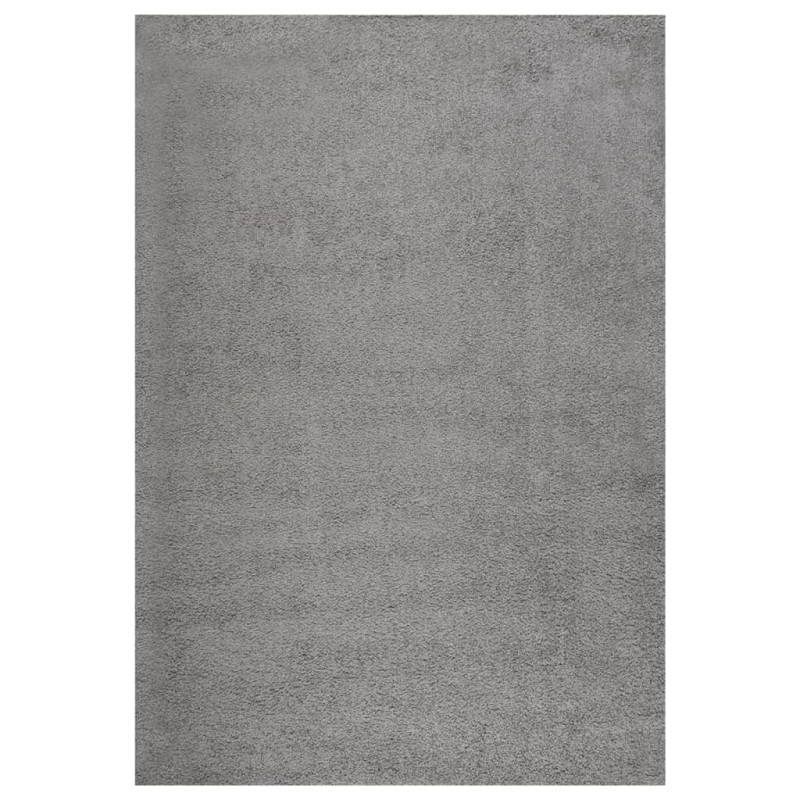 vidaXL Alfombra de pelo largo gris 160x230 cm vidaXL Alfombra de pelo largo gris 160x230 cm