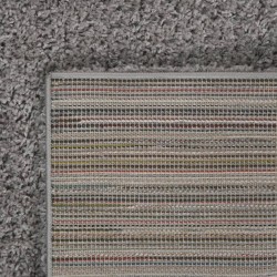 vidaXL Alfombra de pelo largo gris 160x230 cm