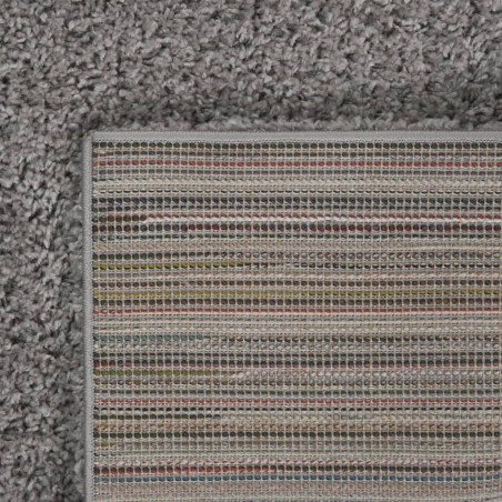vidaXL Alfombra de pelo largo gris 160x230 cm