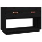 vidaXL Mueble de TV madera maciza de pino negro 90x40x60 cm vidaXL Mueble de TV madera maciza de pino negro 90x40x60 cm