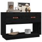 vidaXL Mueble de TV madera maciza de pino negro 90x40x60 cm vidaXL Mueble de TV madera maciza de pino negro 90x40x60 cm