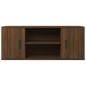 vidaXL Mueble TV madera contrachapada color marrón roble 100x35x40 cm vidaXL Mueble TV madera contrachapada color marrón roble 100x35x40 cm