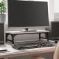 vidaXL Soporte de pantalla madera ingeniería gris Sonoma 55x23x14 cm vidaXL Soporte de pantalla madera ingeniería gris Sonoma 55x23x14 cm