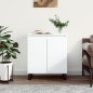 vidaXL Aparador de madera contrachapada blanco 60x35x70 cm vidaXL Aparador de madera contrachapada blanco 60x35x70 cm