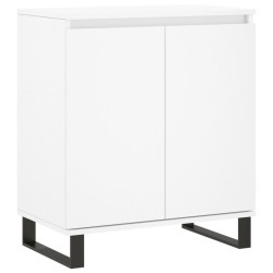 vidaXL Aparador de madera contrachapada blanco 60x35x70 cm