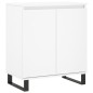 vidaXL Aparador de madera contrachapada blanco 60x35x70 cm vidaXL Aparador de madera contrachapada blanco 60x35x70 cm