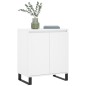 vidaXL Aparador de madera contrachapada blanco 60x35x70 cm vidaXL Aparador de madera contrachapada blanco 60x35x70 cm