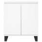 vidaXL Aparador de madera contrachapada blanco 60x35x70 cm vidaXL Aparador de madera contrachapada blanco 60x35x70 cm