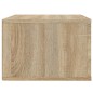 vidaXL Mesita de noche de pared roble Sonoma 50x36x25 cm vidaXL Mesita de noche de pared roble Sonoma 50x36x25 cm