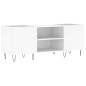 vidaXL Mueble para discos madera contrachapada blanco 121x38x48 cm vidaXL Mueble para discos madera contrachapada blanco 121x38x48 cm