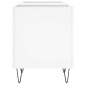 vidaXL Mueble para discos madera contrachapada blanco 121x38x48 cm vidaXL Mueble para discos madera contrachapada blanco 121x38x48 cm