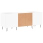 vidaXL Mueble para discos madera contrachapada blanco 121x38x48 cm vidaXL Mueble para discos madera contrachapada blanco 121x38x48 cm