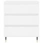 vidaXL Aparador de madera contrachapada blanco 60x35x70 cm vidaXL Aparador de madera contrachapada blanco 60x35x70 cm