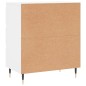 vidaXL Aparador de madera contrachapada blanco 60x35x70 cm vidaXL Aparador de madera contrachapada blanco 60x35x70 cm