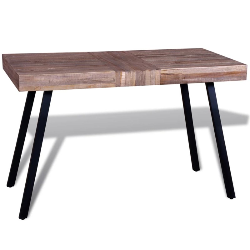 vidaXL Mesa de salón de madera de teca reciclada 