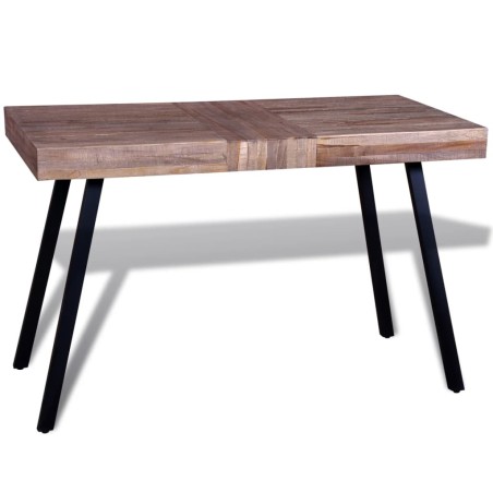 vidaXL Mesa de salón de madera de teca reciclada 