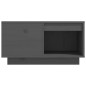 vidaXL Mesa de centro de madera maciza de pino gris 60x61x32,5 cm vidaXL Mesa de centro de madera maciza de pino gris 60x61x32,5 cm