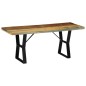 vidaXL Banco de madera maciza reciclada 110 cm 