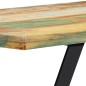 vidaXL Banco de madera maciza reciclada 110 cm 