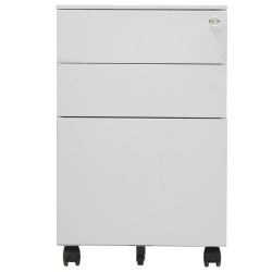 vidaXL Armario archivador acero gris claro 39x45x60 cm