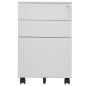 vidaXL Armario archivador acero gris claro 39x45x60 cm vidaXL Armario archivador acero gris claro 39x45x60 cm