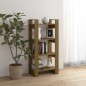 vidaXL Estantería/divisor de espacios madera marrón miel 60x35x125 cm vidaXL Estantería/divisor de espacios madera marrón miel 60x35x125 cm