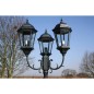 vidaXL Farola de jardín 3 brazos 230 cm verde oscuro/negro aluminio vidaXL Farola de jardín 3 brazos 230 cm verde oscuro/negro aluminio