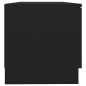 vidaXL Mueble para TV madera contrachapada negro 80x35x36,5 cm vidaXL Mueble para TV madera contrachapada negro 80x35x36,5 cm